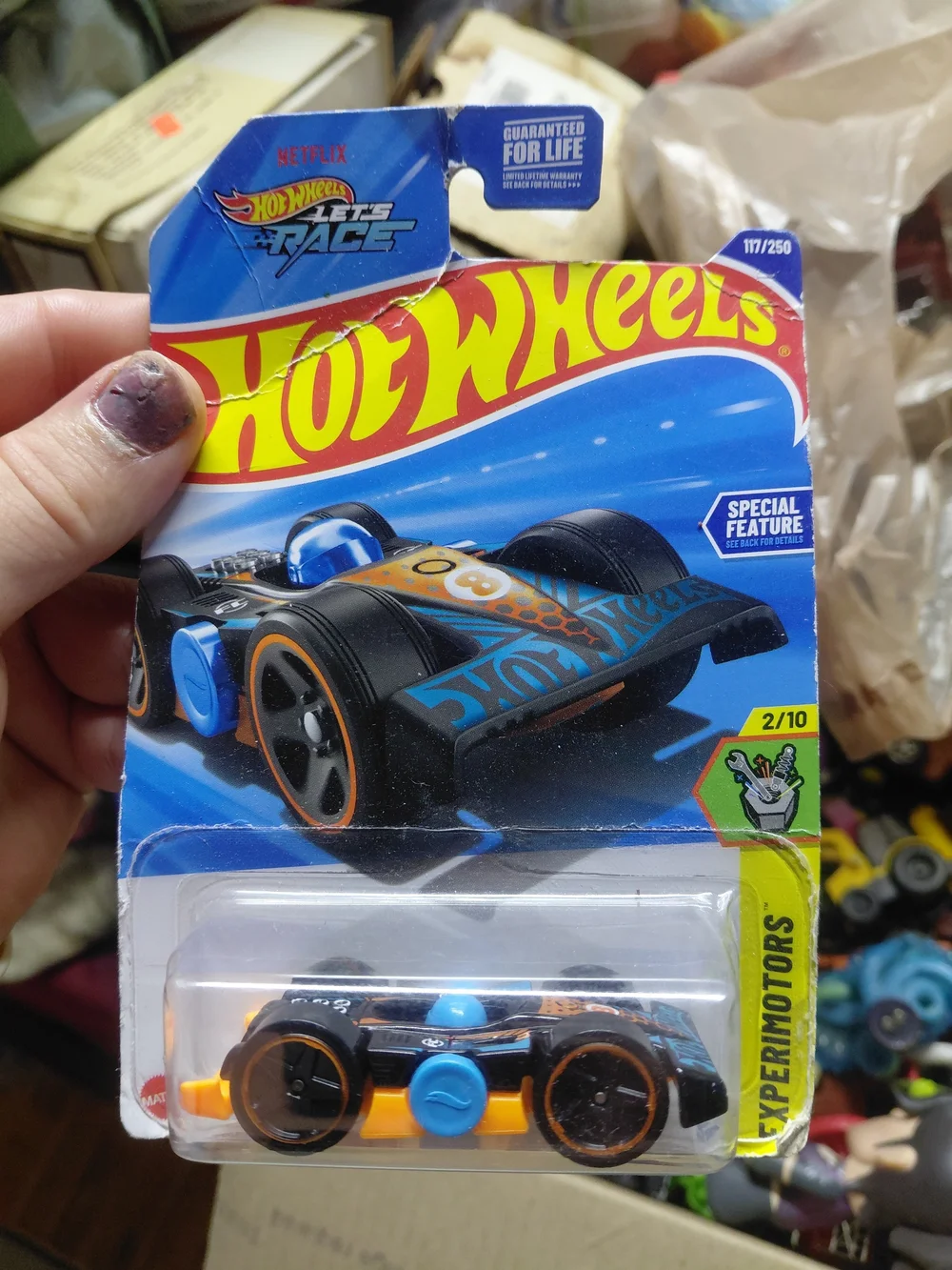 Hot Wheels Flippin Fast die-cast car from the 2025 HW Experimotors series (2/10,